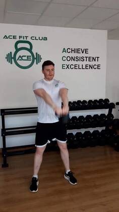 Personal Trainer Maynooth Kettlebell swing
