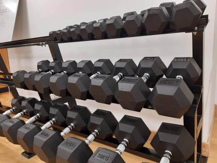 Personal trainer Maynooth Dumbbells