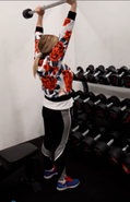 Personal training Overhead Press workout